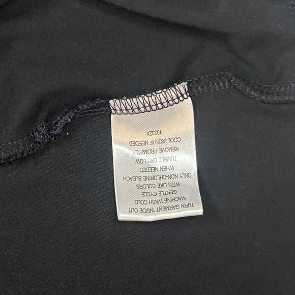 Lucky Diamond Cardigan Womens 3X Black Open Front Asymmetrical Relaxed Duster - Picture 7 of 10